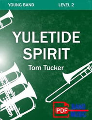 Yuletide Spirit Concert Band sheet music cover Thumbnail